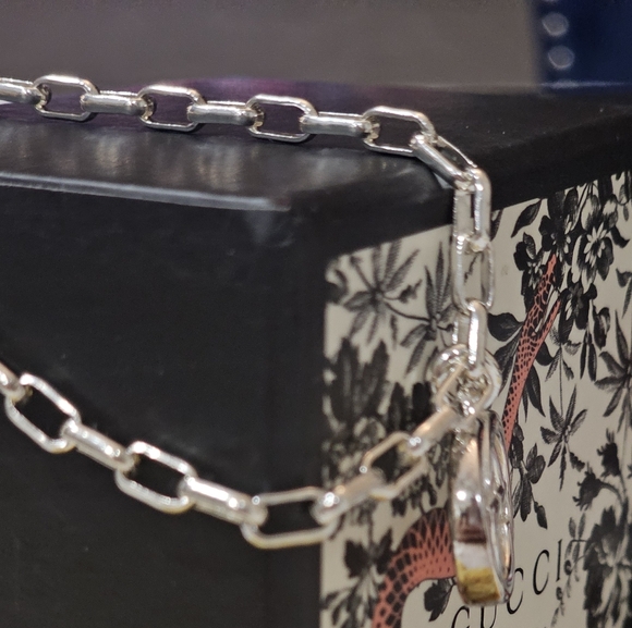 Gucci Sterling Silver Interlocking G bracelet NWT - Picture 2 of 7